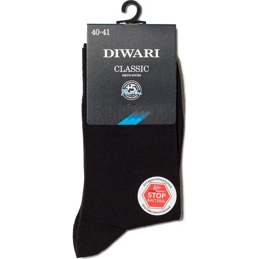 Носки мужские DW CLASSIC (антибактериальные) р.29 черный Беларусь