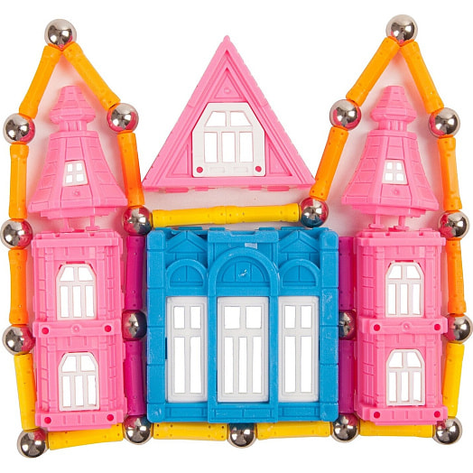 Конструктор магнитный Магнитные кубики 58 деталей арт.Г96345 Китай