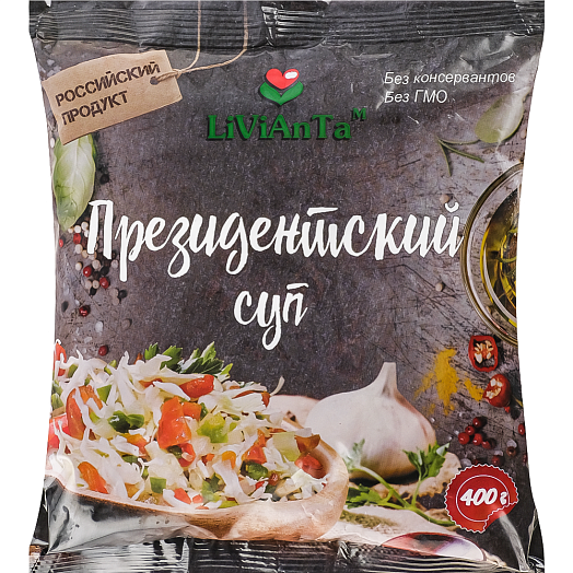 Президентский суп LiViAnTa 400г ООО ТД Лед Эксперт Россия LiViAnTa