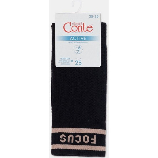 Носки женские CONTE ELEGANT ACTIVE р.23, 429 черный арт.22С-27СП СООО Конте Спа Беларусь Conte