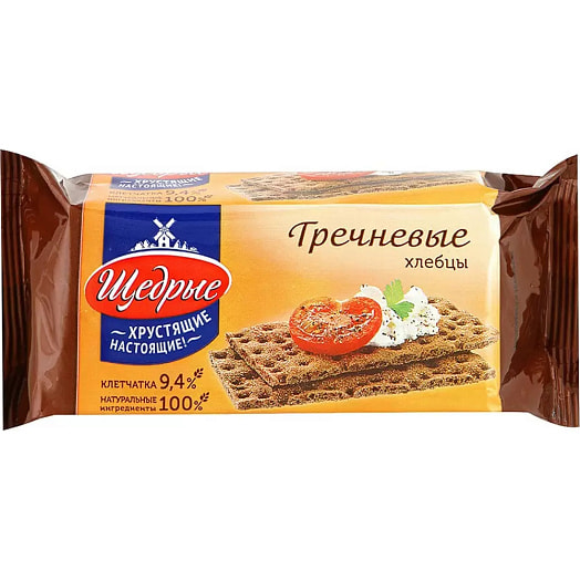 Хлебцы хрустящие гречневые Щедрые 100г Россия