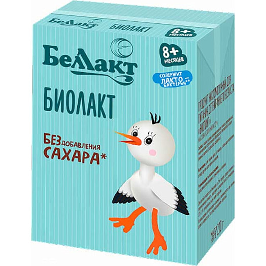 Продукт к/м Биолакт без сахара 3.2% 210мл тетра-пак для дет/пит. Беларусь