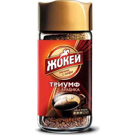 Кофе Жокей Триумф 95г растворимый сублимированный Россия