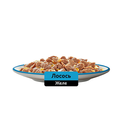 Влажный корм Whiskas д/кошек лосось желе 75г Россия