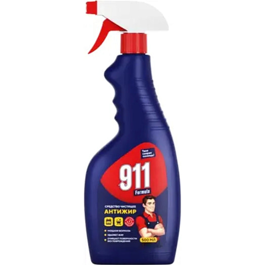 Средство чистящее 911 Антижир с триггером Беларусь