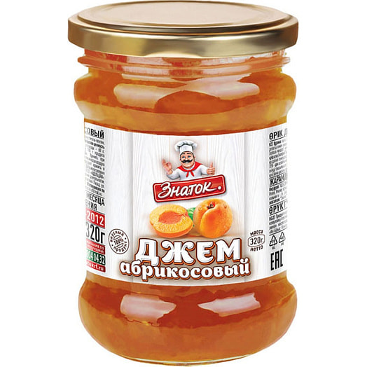 Джем Абрикосовый 320г ст/б Россия