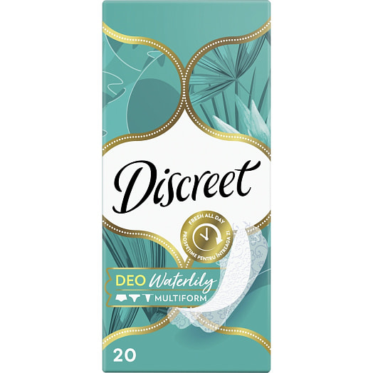 Женские гигиен прокладки Discreet Deo Water Lily Multiform Single 20шт ежедневн. Procter & Gamble Россия