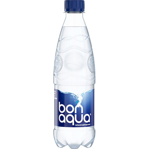 Вода питьевая чистая BonAqua 500мл сильногазированная Coca-Cola Беларусь Bonaqua