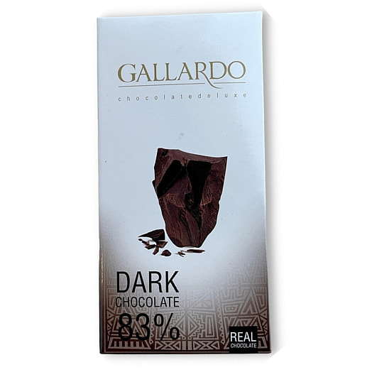 Горький шоколад Галлардо 83% 80г Parand Chocolate Co. Иран Farmand
