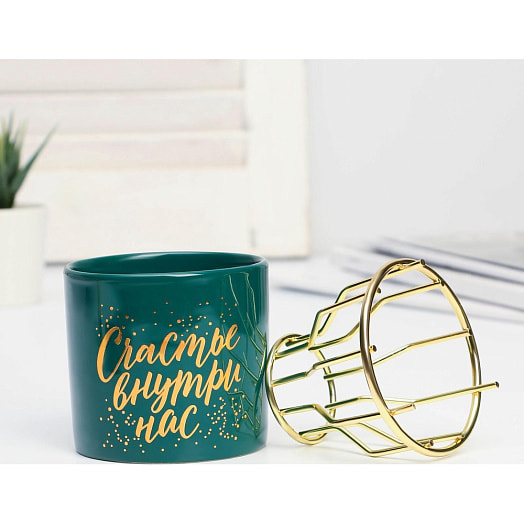 Интерьерный набор (ваза, фигурка Расцветай) арт.5361459 Китай