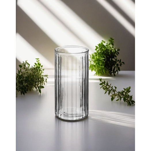 Ваза для цветов Brilliance стеклянная, 22х10,5см арт.30-217101 ECO GROUP HONG KONG LIMITED. UNIT 617, 6F, 131-132 Китай PERFECTO LINEA