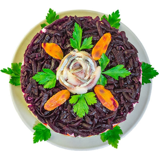 Салат Сельдь под шубой 1кг Беларусь