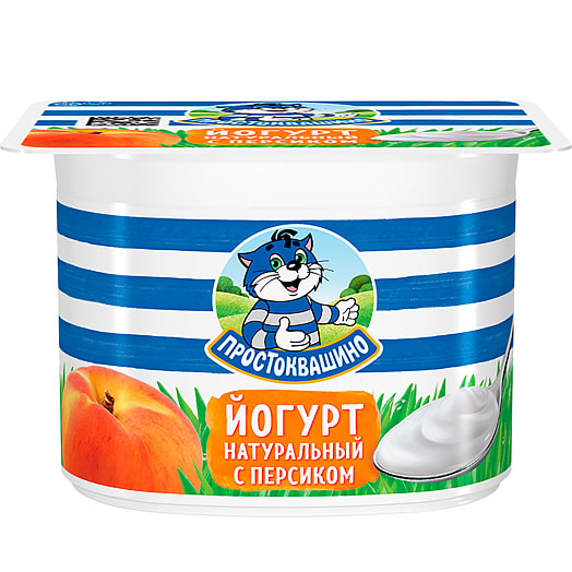 Йогурт 2.9% 110г Персик Данон Россия АО, РФ Россия Простоквашино