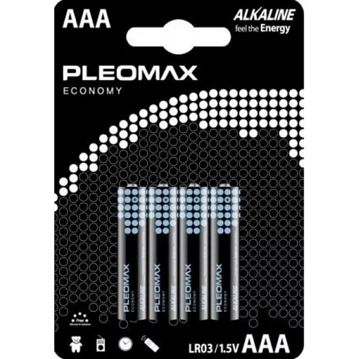 Элемент питания Pleomax LR03 Alkaline BL-4 Китай Pleomax