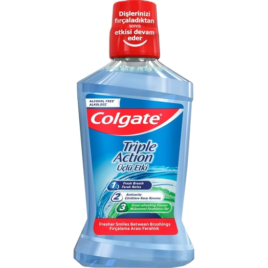 Ополаскиватель для полости рта Colgate 500мл Тройное действие COLGATE PALMOLIVE США Colgate