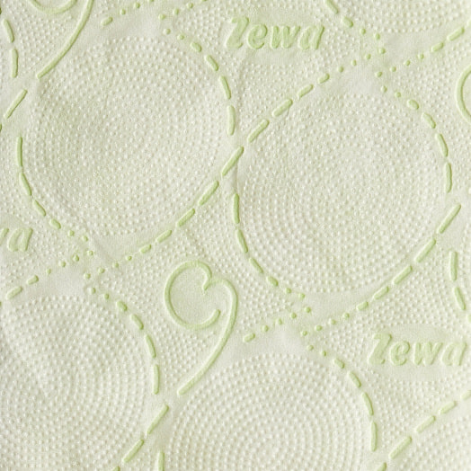 Туалетная бумага Zewa Делюкс ромашка 3 слойная 12 рулонов SCA Россия ZEWA