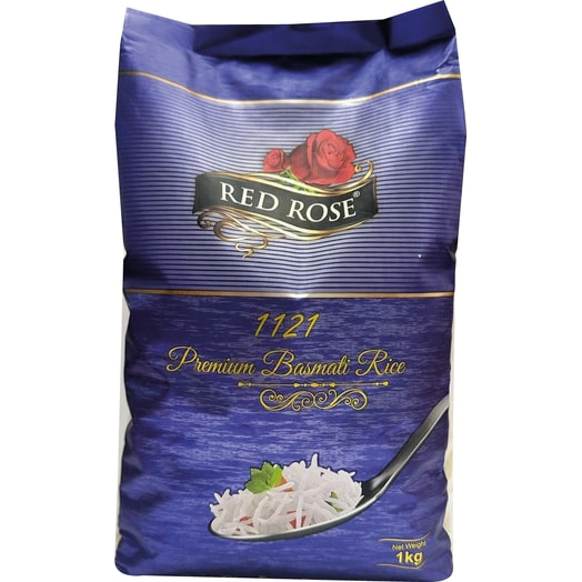 Крупа рис басмати Red Rose Premium 1кг Red Rose Индия