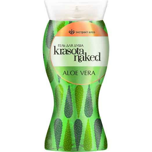 Гель для душа Aloe Vera 400мл ИПУП фабрика Сонца Беларусь Krasota Naked