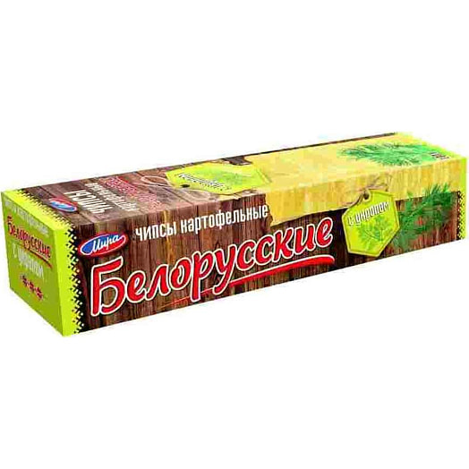 Чипсы картофельные Белорусские 100г с укропом Беларусь
