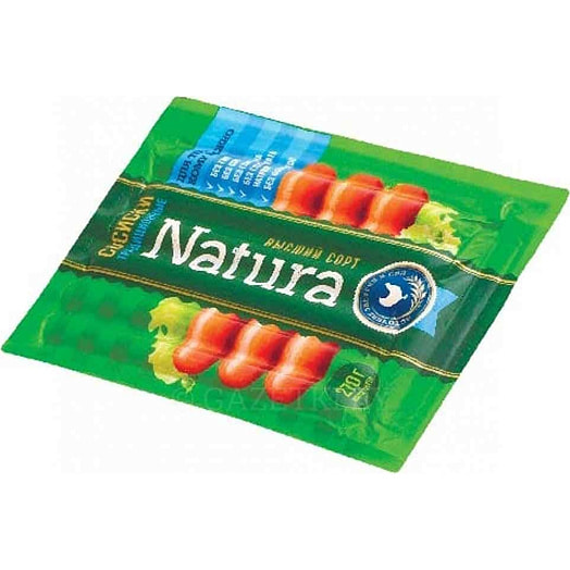 Сосиски Natura 270г традиционные в/с Инко-Фуд Беларусь