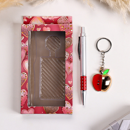 Набор подарочный 2в1 (ручка, брелок) арт.10606224 Китай