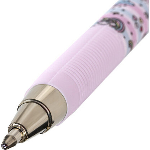 Ручка шариковая синяя Юнландия (мягкий корпус, 0,7мм) арт.143726 Китай