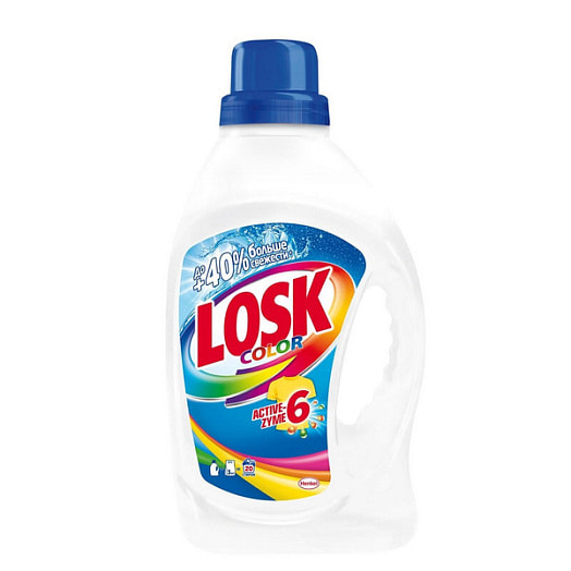 Средство для стирки Losk Color для цветного 1.3л Россия