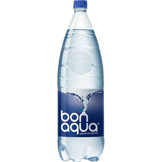 Вода питьевая чистая BonAqua 2л сильногазированная Coca-Cola Беларусь Bonaqua