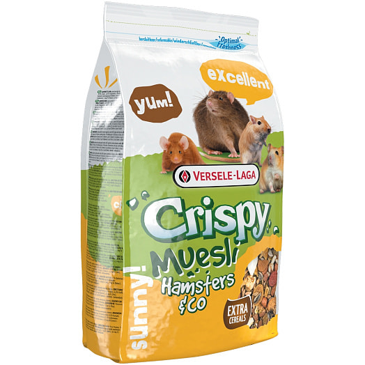 Корм Crispy Muesli Hamsters 400г для хомяков и грызунов Versele-laga Бельгия Crispy
