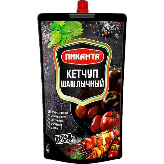 Кетчуп шашлычный Пиканта 480г ООО Вкусный продукт Россия Пиканта