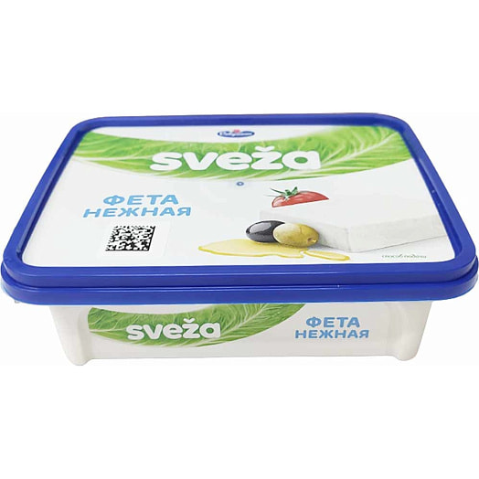 Сыр Фета Нежная 45% 250г пл/стак. мягкий Савушкин продукт Беларусь SVEZA