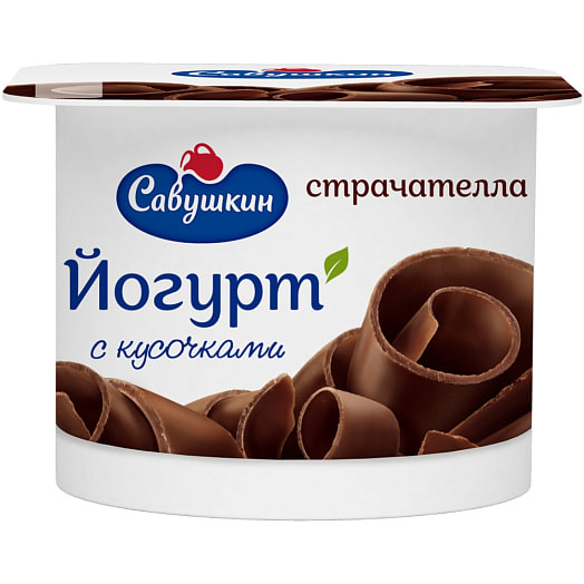 Йогурт 2% 120г пл/стак. страчателла Савушкин продукт Беларусь Савушкин