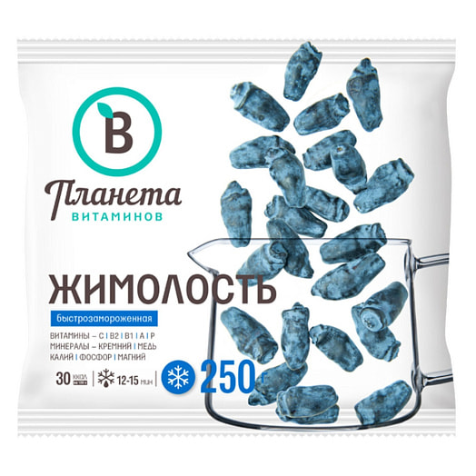 Жимолость зам 250г Планета-Запад Россия Планета витаминов