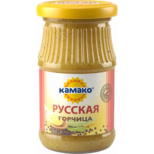 Горчица пищевая Русская 170г ст/б камако Беларусь