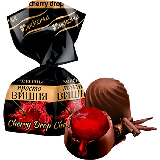 Конфеты Просто вишня Cherry Drop Акконд Россия