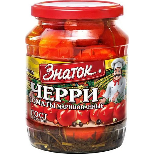 Томаты черри маринованные 680г ст/б Юнона Инвест ЛТД Россия