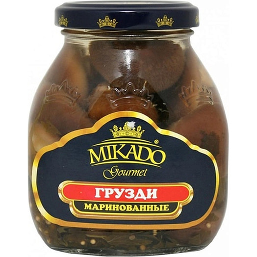 Грузди Микадо маринованные 580г ст/б ИООО Вастега Беларусь