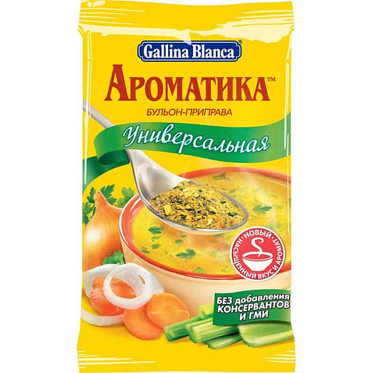 Бульон-приправа Ароматика 90г универсальная Россия