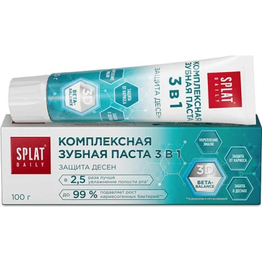 Зубная паста Splat Daily Защита десен 3в1 100г Splat Россия SPLAT