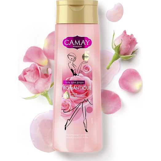 Гель для душа Camay 250мл Романтик Россия