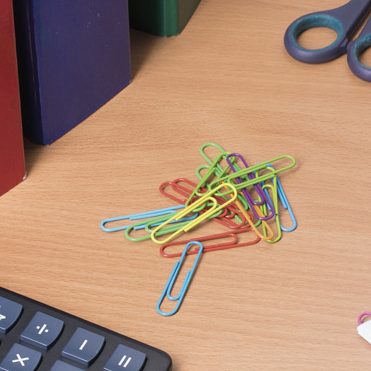 Скрепки Brauberg большие цветные 50мм 50шт арт.221533 Китай