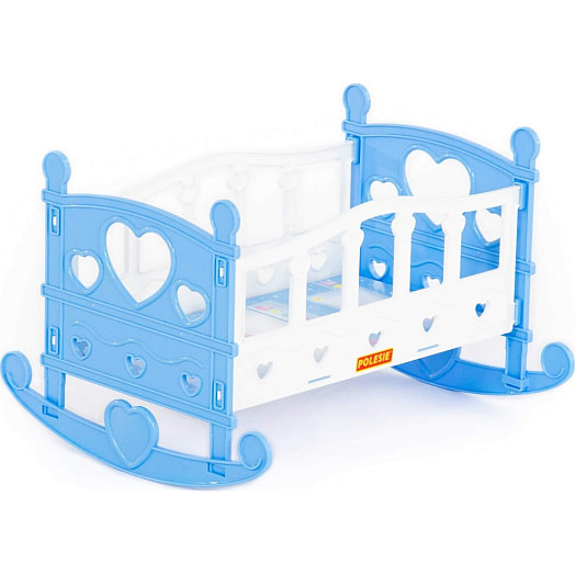 Кроватка-качалка сборная для кукол N2 7 элементов арт.62062 Беларусь