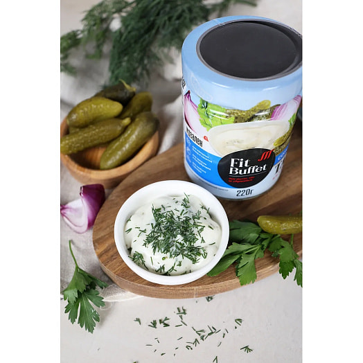 Майонезный соус Fit Buffet Тар-Тар 220г ООО ФИТ Россия Fit Buffet
