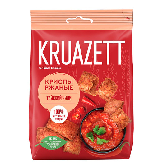 Криспы Круазетт ржаные со вкусом Тайского чили 70г ООО Ориент Продактс Россия Круазетт