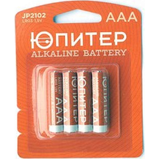 Батарейка AAA LR03 1,5V alkaline арт.JP2102 Китай ЮПИТЕР