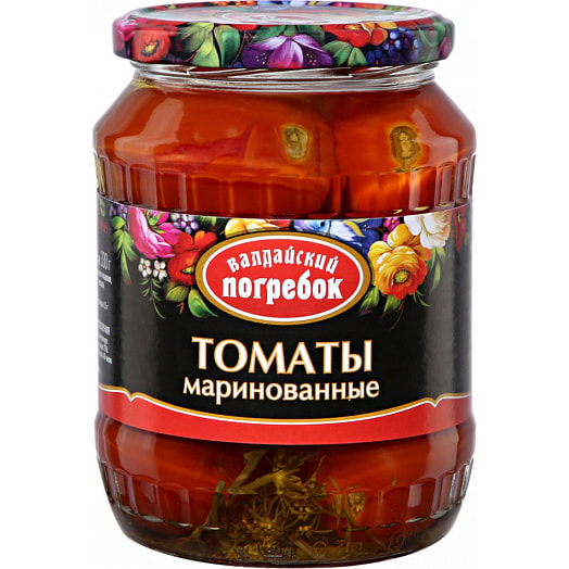Томаты маринованные 660г ст/б целые ООО Валдай Россия