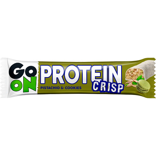 Батончик протеиновый GO ON Crisp Фисташка 45г Польша Sante