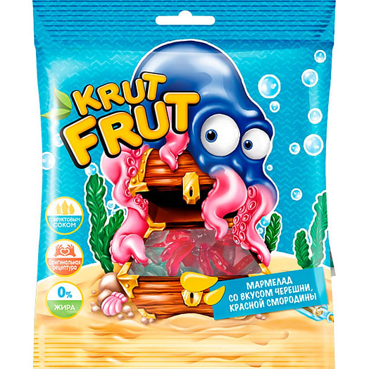 Мармелад Krut frut Осьминожки 100г жевательный ООО КДВ Воронеж Россия КДВ