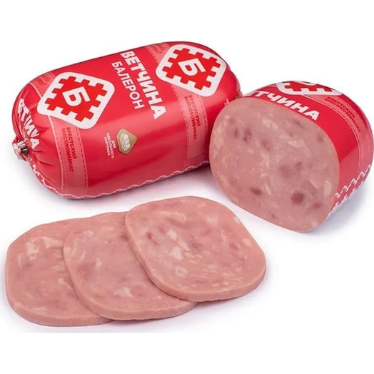 Пр-кт из свинины ветчинный Ветчина Балерон 450г иск/об ОАО Брестский МК Беларусь Брестский Мясокомбин