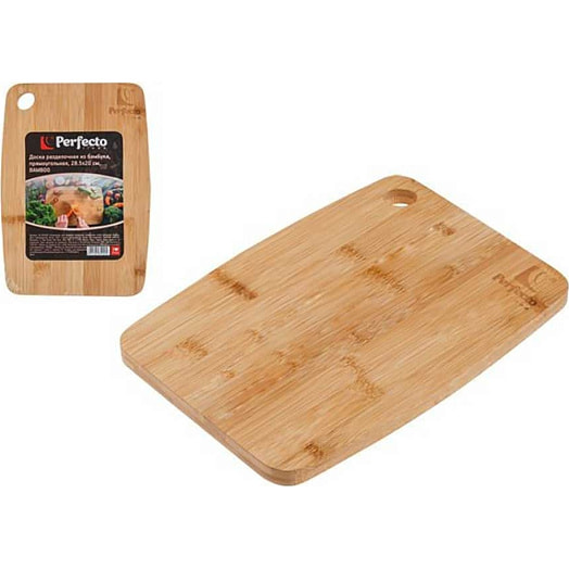 Доска разделочная из бамбука Bamboo прямоугольная 28.5х20см арт.38-285200 SKIPFIRE LIMITED Китай